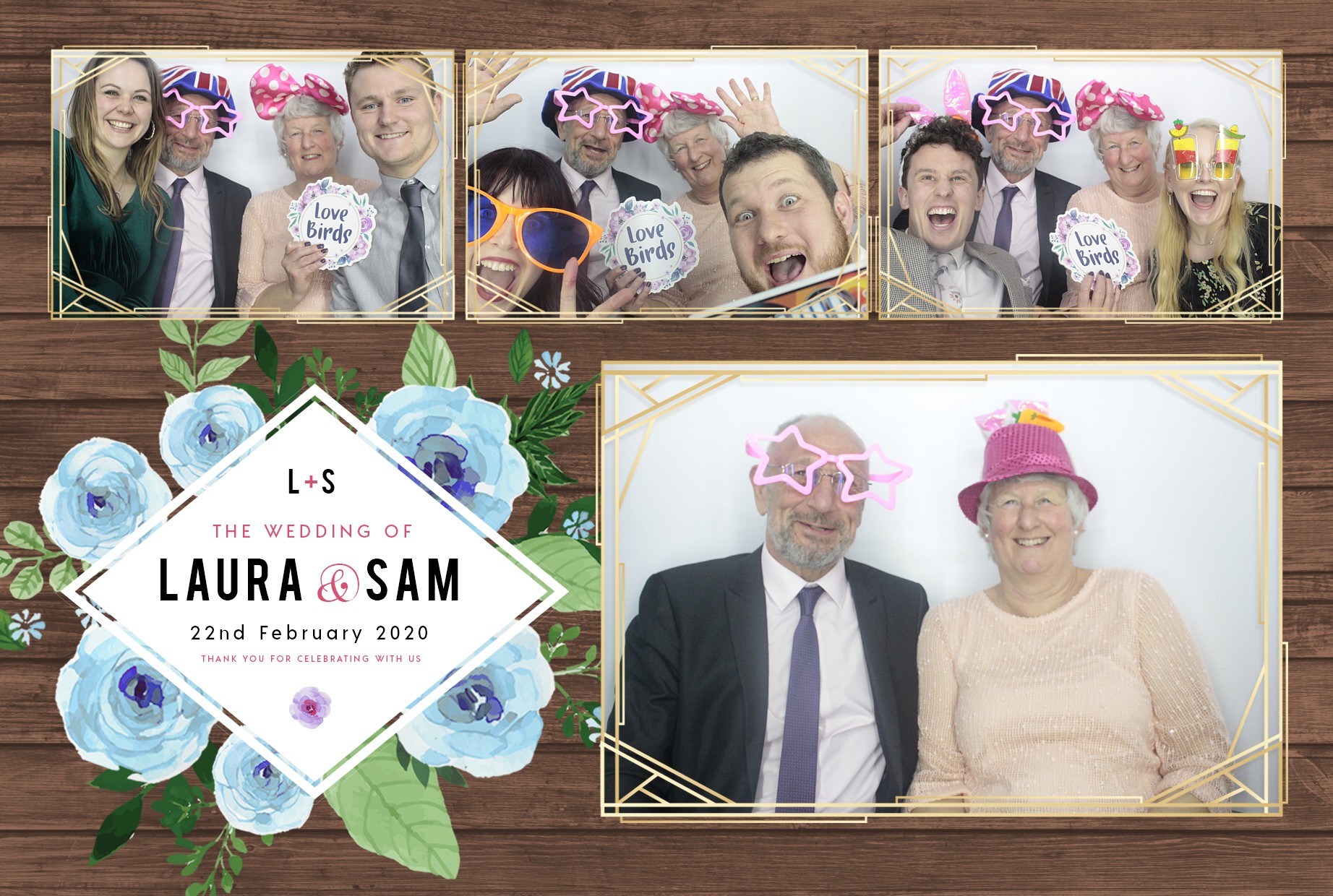 Laura and Sam's Wedding | View more photos from the event at gallery.myphotoboothexperience.co.uk/u/MyPhotoBoothExperienceLtd/Laura-and-Sams-Wedding